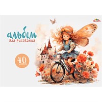 Альбом для рисования 40 л. "Милая девочка" С0220-60