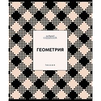 Тетрадь темат. 48 л. "Яркая клетка" Геометрия С9922-02