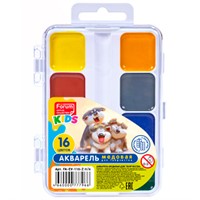 Акварель 16цв FORUM Office Collection KIDS Зверята б/к FA-EV-116-Z п/к