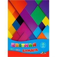 Цв. бумага А4 16л 8 цв "Цветная абстракция" С0005-64