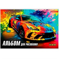 Альбом для рисования 40 л. Авто в красках 14443-EAC