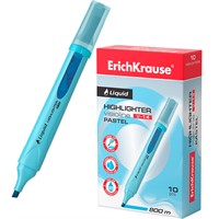 Текстовыделитель голубой Liquid Visioline V-14 Pastel 56026 /Erich Krause/.