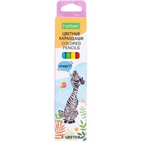 Карандаши цветные 6 цв. ECO ZOO CS_084390 Hatber