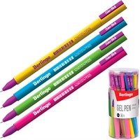 Ручка гелевая черный 05мм Color Stick CGp_50101 Berlingo