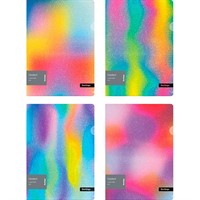 Папка уголок Berlingo "Gradient" 200мкм, с рисунком, с эффектом блесток, ассорти 334639