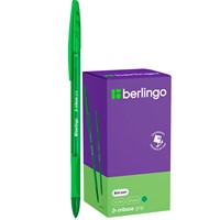 Ручка шариковая зеленая 1,0мм Berlingo Tribase grip 355447