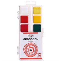 Акварель 12цв Гамма медовая 371196
