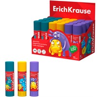 Клей карандаш EasyStick Jolly Friends, 13г 60910 /Erich Krause/