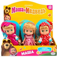 Кукла Карапуз DSP83030WOSP23 м/ф Маша и Медведь.Маша в конверте 15 см, без звука