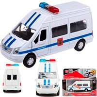 Модель SB-13-02-2 Ford Transit Полиция Технопарк  в коробке