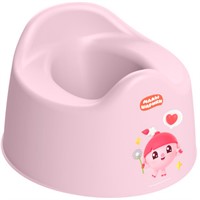 Горшок детский с декором МАЛЫШАРИКИ Розовый 275х254х170 431337405