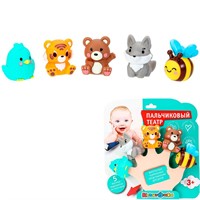 Резиновая игрушка Пальчиковый театр животные КАПИТОШКА 2401R0075-R