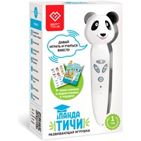 Интерактивная игрушка-тренажёр для запуска и постановки речи. «Панда Тичи» FD112 Белый