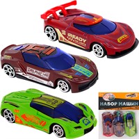 Набор машин Young Racer MK1021-23 меняет цвет в воде (3шт) в пак.