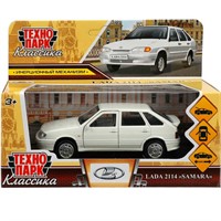 Модель 2114-12-WH (72) LADA -2114 "SAMARA" 12 см, двер, баг, ин, белый Технопарк  в кор.