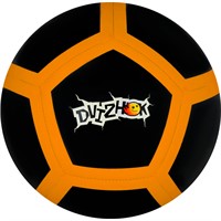 Мяч Футбол №5 Dvizhok 380 гр. 141V-724-5 черный с оранжевым