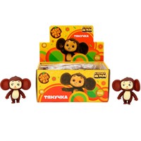 Игрушка-Тянучка антистресс Чебурашка наполнение песок, STR-CHEB-SD-RU