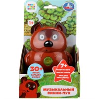Игрушка на батарейках Фигурка Винни-пух 30+ песен, загадок и фраз СОЮЗМУЛЬТФИЛЬМ Умка HT1144-R-WOD