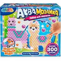 Набор для творчества Аквамозаика 300 бусин Лама МУЛЬТИ АРТ AB300-LAMA