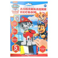 Набор для творчества Аппликация песком матовая Щенячий Патруль МУЛЬТИ АРТ SANDM-110749