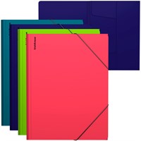Папка на резинках пластиковая Soft Reef, A4, ассорти 62970 ErichKrause