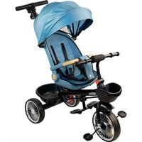 Велосипед трехколесный Dvizhok синий FG240528288L-1 колеса ЭВА 12"/10"