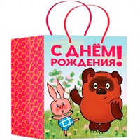 Пакет Чудо праздник матовый l 26*32*14 см Союзмультфильм Винни Пух PL-122042-VP