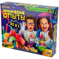 Набор Опыты Химия набор 45 в 1 IQ Эксперимент TG01-EX45-RU