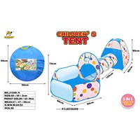 Домик игровой нейлон J1049-9 с тоннелем в сумке.