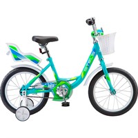 Велосипед двухколесный 14" Flyte 9.5" морской волны JU135813 /STELS/.