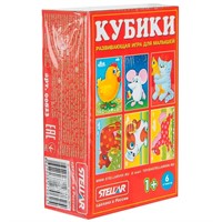 Кубики в картинках 6шт Хорошие знакомые 00823 /32/