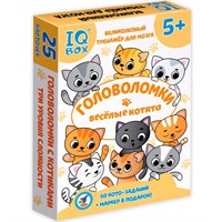 Игра IQ Box. Головоломки. Весёлые котята 4518