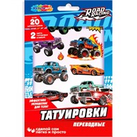 Набор для творчества Тату в конверте, 2 листа супер кары  Мульти арт TATTOO-123948