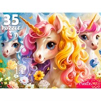 Пазл 35 Три единорога Ф35-2000