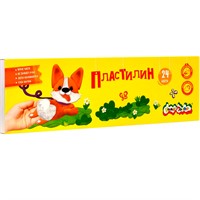 Пластилин 24 цв. Каляка-маляка со стеком 360г. ПКМ24-К