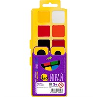 Акварель 12цв медовая б/к Лео Играй LPW-0112