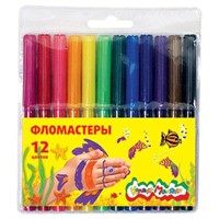 Фломастеры 12 цв. Каляка-маляка ФКМ12