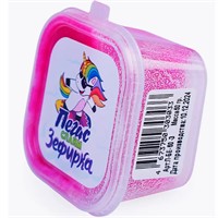 Слайм Прихлоп 50гр Зефирка белый и ежевика 01243