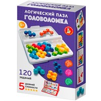 Игра головоломка Логический пазл фигурная 10 эл Учись играя 70056