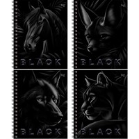Тетрадь 48 л. клетка BG "Just Black" 378255