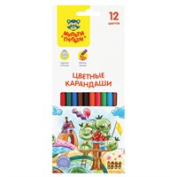 Карандаши цветные 12 цв. Мульти-Пульти Невероятные приключения CP_41048
