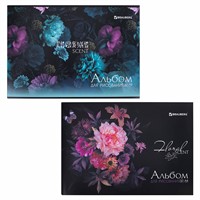Альбом для рисования 32 л. Цветы Brauberg 106697