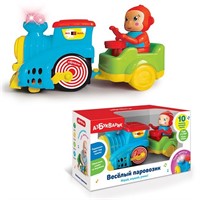 Веселый Паровозик голубой 4680019284293