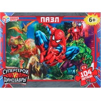 Пазл 104 Супергерои vs Динозавры 4630395029728