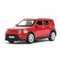Модель SOUL-12-RD KIA soul длина 12 см, двери, багаж., инерц, красный Технопарк в кор.