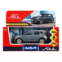 Модель SOUL-12-DGR KIA soul длина 12 см, двери, багаж., инерц, темно-серый Технопарк в кор.