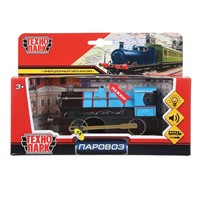 Модель SB-23-01WB-NW свет-звук паровоз, 14 см, инерц. Технопарк в кор.