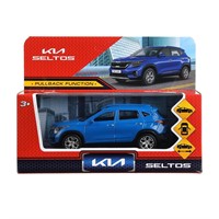Модель SELTOS-12-BU KIA seltos длина 12 см, двери, багаж., инерц, синий Технопарк в кор.