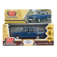 Модель 2105-12-BU-WOD LADA ваз-2105 1997 12cm,двери,багаж,инерц.темно-синий Технопарк в кор.