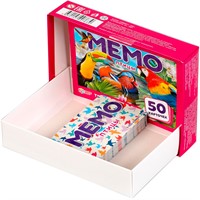 Игра настольная Умка Птицы.Карточная игра Мемо.50 карточек 4680107907639